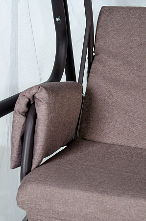 садовые качели «тропикана» а45с.613 коричневый удачная мебель - даметекс