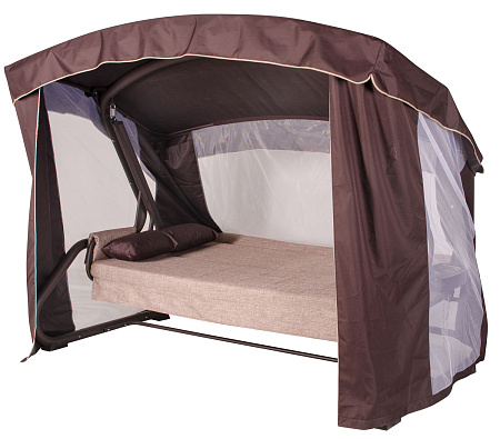 садовые качели «брауни» a43c.615 коричневый удачная мебель - даметекс