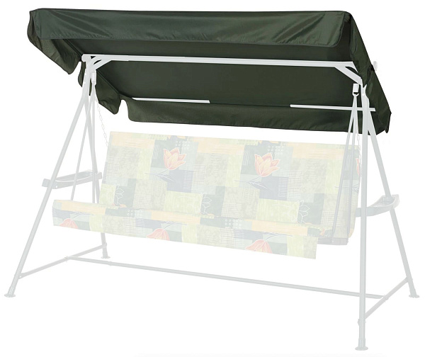 Тент на садовые качели Касабланка A06/А53 без АМС 186*125 см зеленый Удачная мебель - Дачная мебель