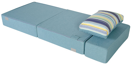 Кресло-кровать трансформер бескаркасное &quot;Валентина&quot; 80х80х60 см бирюзовый