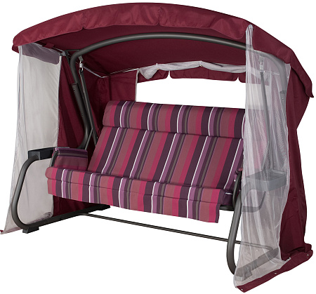 садовые качели «мерида премиум» a29a.308 антрацит удачная мебель - даметекс