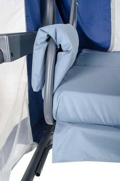 садовые качели «мерида премиум» a56a.5014 антрацит удачная мебель - даметекс