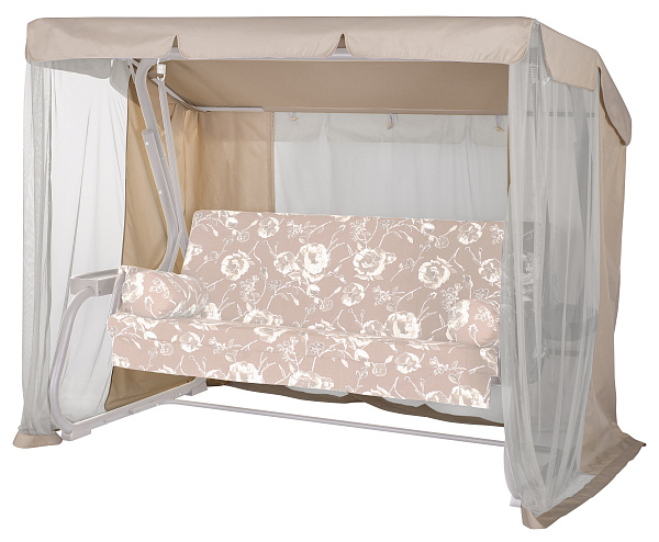 Тент на садовые качели A54 АМС 221*122 см бежевый Удачная мебель - Дачная мебель