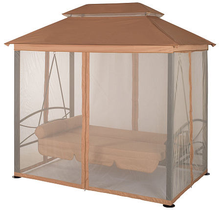 беседка-качели «пальмира» a31bl.t006 охра удачная мебель - даметекс