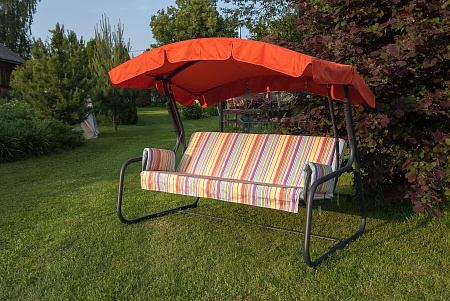 садовые качели «мальта» a45a.318 антрацит удачная мебель - даметекс