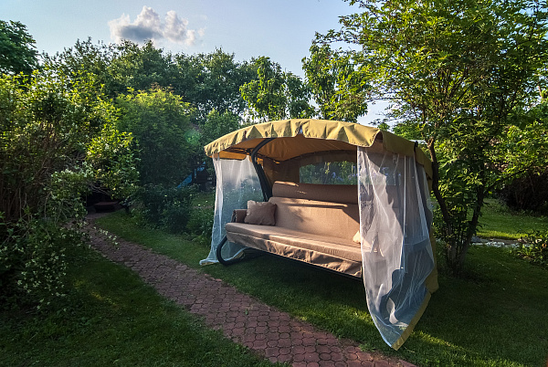 садовые качели «империя» a43а.625 антрацит удачная мебель - даметекс