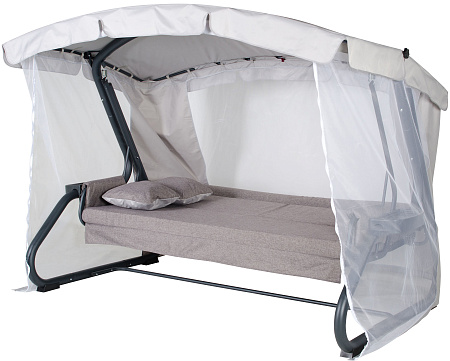 садовые качели «империя» a43а.626 антрацит удачная мебель - даметекс