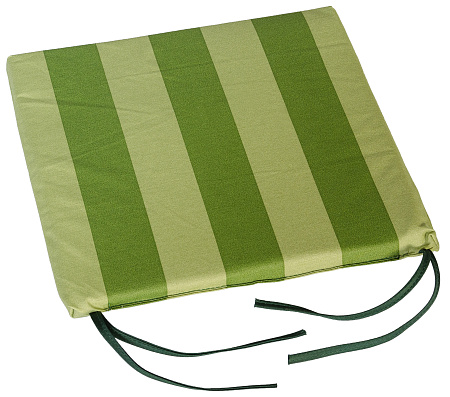 подушка для стула 43х43х6см зеленая удачная мебель - даметекс