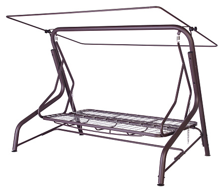 садовые качели «корфу» a44c.526 коричневый удачная мебель - даметекс