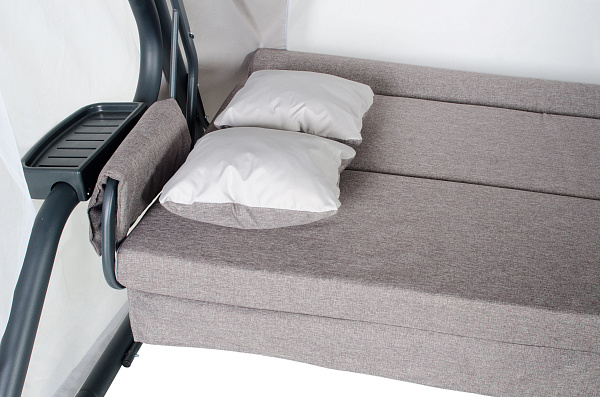 садовые качели «империя» a43а.626 антрацит удачная мебель - даметекс