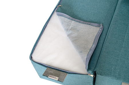 Кресло-кровать трансформер бескаркасное &quot;Валентина&quot; 80х80х60 см бирюзовый