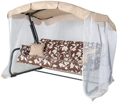 садовые качели «эдем» a45а.541 антрацит удачная мебель - даметекс