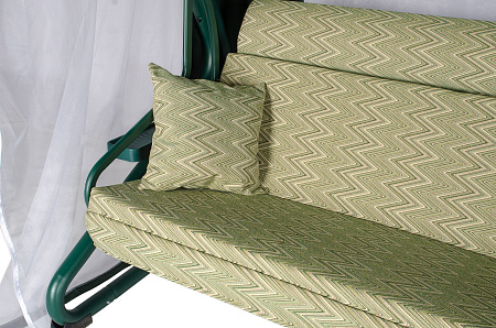 садовые качели «валенсия» a44g.211 зеленый удачная мебель - даметекс