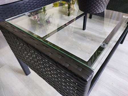 набор садовой мебели «ангкор» коричневый удачная мебель