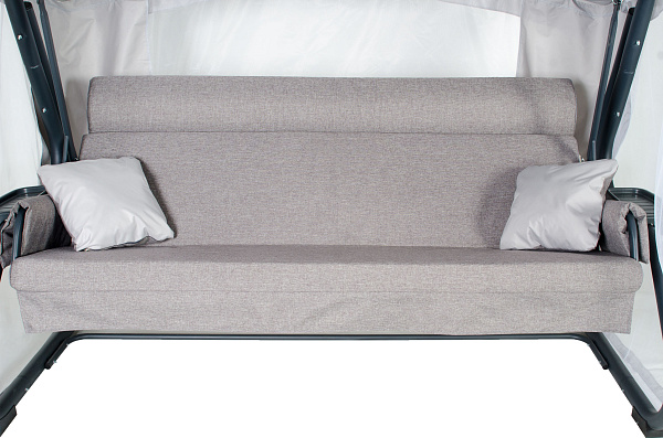 садовые качели «империя» a43а.626 антрацит удачная мебель - даметекс