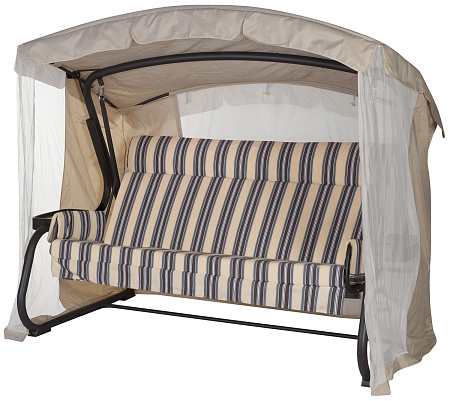 садовые качели «мерида премиум» a29c.006 коричневый удачная мебель - даметекс