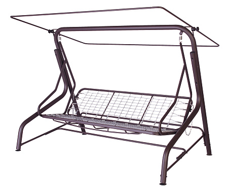 садовые качели «корфу» a44c.526 коричневый удачная мебель - даметекс