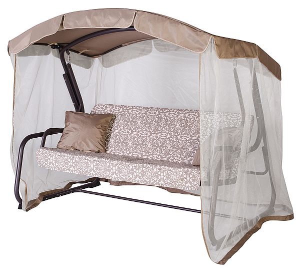 садовые качели «ренессанс» a45c.537 коричневый удачная мебель - даметекс