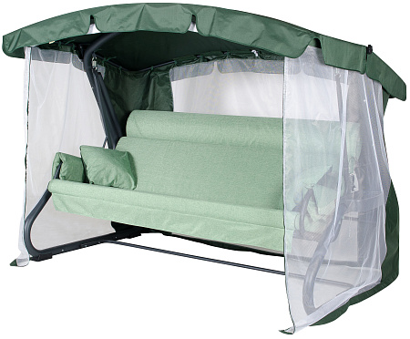 садовые качели «империя» a43a.631 антрацит удачная мебель - даметекс