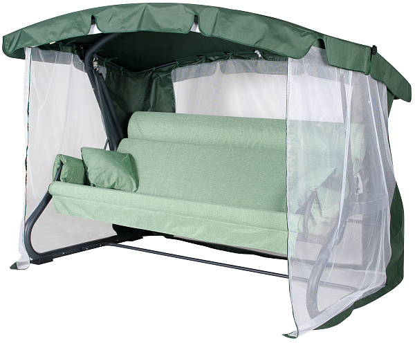 садовые качели «империя» a43a.631 антрацит удачная мебель - даметекс