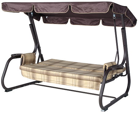 качели садовые «ибица» a52c.503 коричневый удачная мебель - даметекс