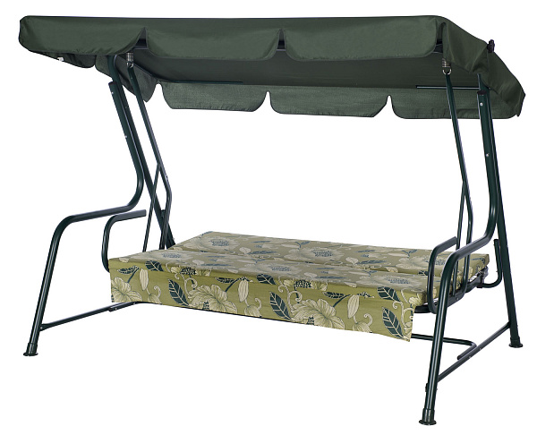 садовые качели «карибы» a46g.509 зеленый удачная мебель - даметекс