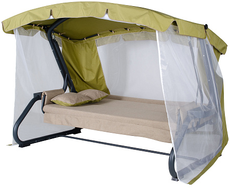 садовые качели «империя» a43а.625 антрацит удачная мебель - даметекс