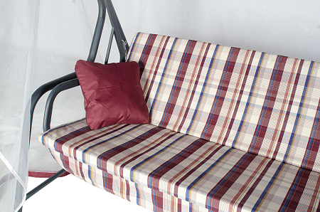 садовые качели «панама» a46a.336 антрацит удачная мебель - даметекс