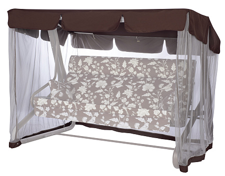 Тент на садовые качели A44 АМС 221*140 см коричневый Удачная мебель - Дачная мебель