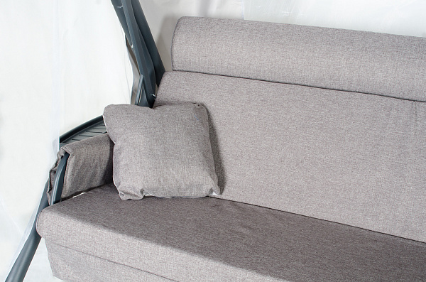 садовые качели «империя» a43а.626 антрацит удачная мебель - даметекс