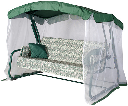 садовые качели «ренессанс» a45g.569 зеленый удачная мебель - даметекс