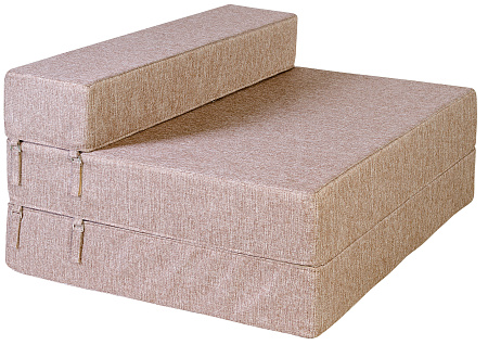 Диван-кровать трансформер бескаркасный &quot;Валентина&quot; 140х100х60 см шоколад