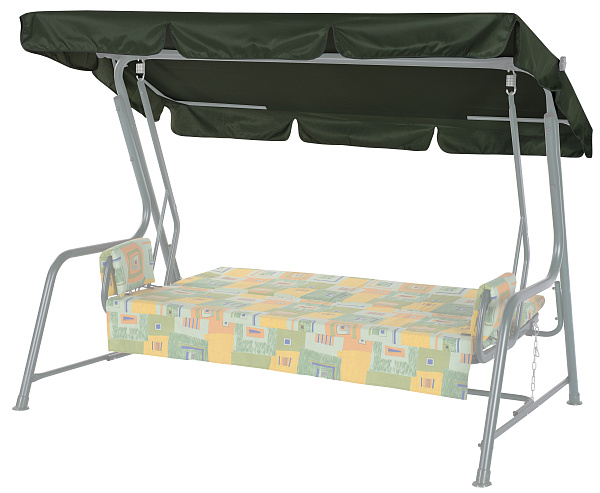 Тент на садовые качели A46/А48 без АМС 203*120 см зеленый Удачная мебель - Дачная мебель