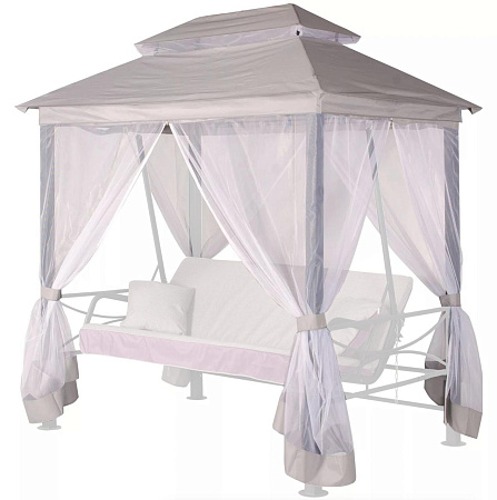 Тент на садовые качели и беседки A62 АМС 219*148 см графит Удачная мебель - Дачная мебель