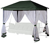 Тент на садовые беседку-качели Санта-Круз A67 АМС 253,5*170 см зеленый Удачная мебель - Дачная мебель