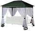 Тент на садовые беседку-качели Санта-Круз A67 АМС 253,5*170 см зеленый Удачная мебель - Дачная мебель