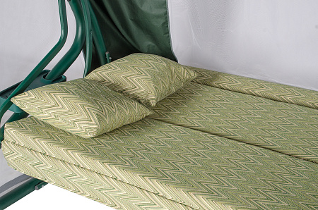 садовые качели «валенсия» a44g.211 зеленый удачная мебель - даметекс