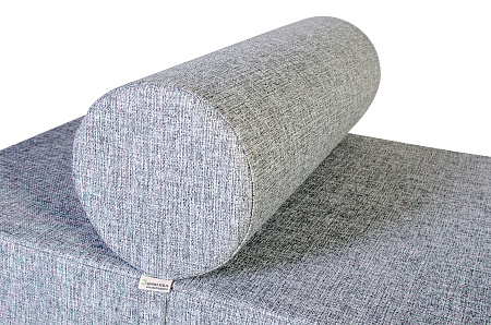 Кресло-кровать трансформер бескаркасное &quot;Валентина&quot; 75х100х65 см с валиком серый