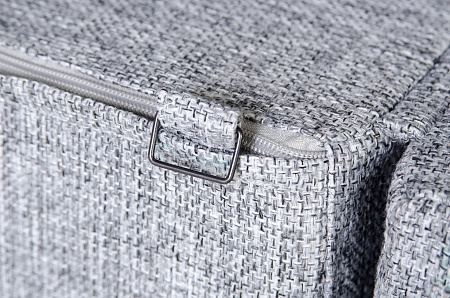 Диван-кровать трансформер бескаркасный &quot;Валентина&quot; 140х100х60 см серый/розовый