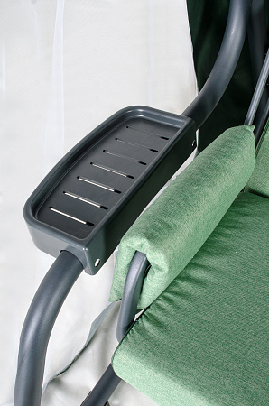 садовые качели «мерида премиум» a56a.631 антрацит удачная мебель - даметекс