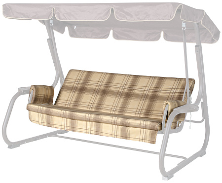 Текстильный комплект для садовых качелей 170*53*58 см С170.503 Удачная мебель - Даметекс