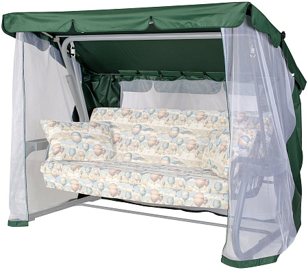 Тент на садовые качели A54 АМС 221*122 см зеленый Удачная мебель - Дачная мебель