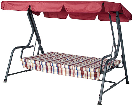 садовые качели «карибы» a46a.336 антрацит удачная мебель - даметекс