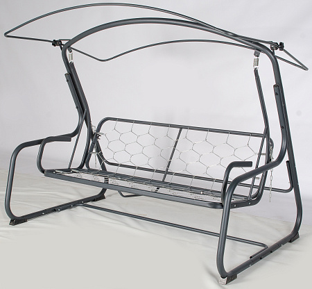 садовые качели «эдем» a45а.541 антрацит удачная мебель - даметекс