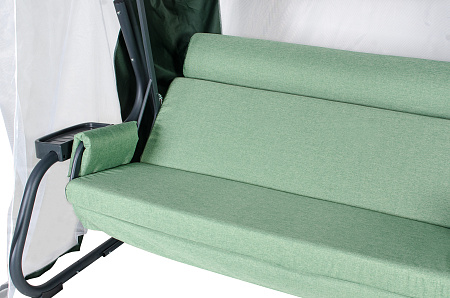 садовые качели «мерида премиум» a56a.631 антрацит удачная мебель - даметекс