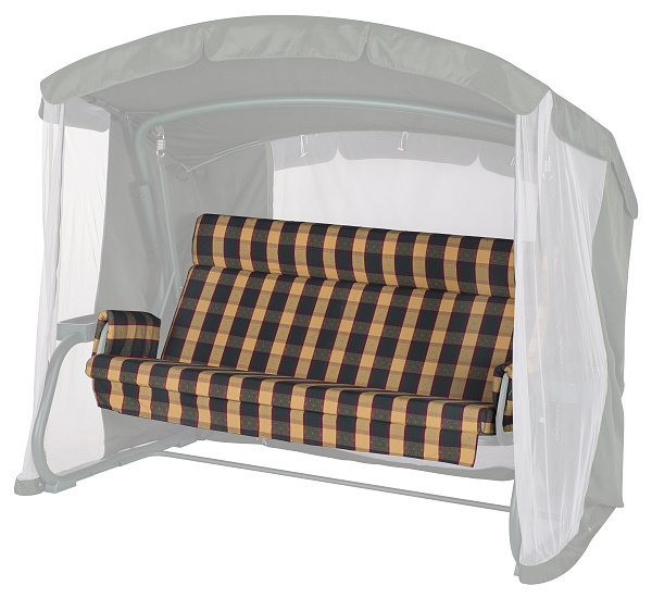 Текстильный комплект с подголовником для садовых качелей 175*53*53 см С175.334 Удачная мебель - Даметекс