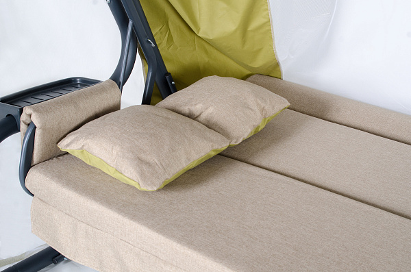 садовые качели «империя» a43а.625 антрацит удачная мебель - даметекс