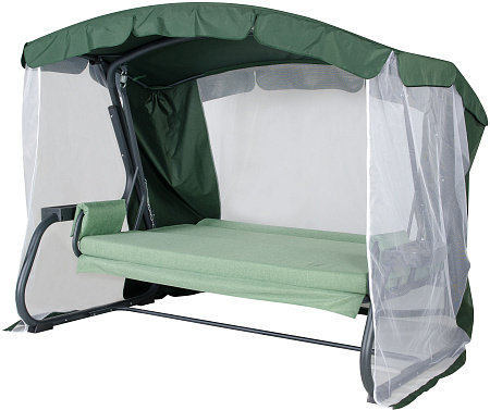 садовые качели «мерида премиум» a56a.631 антрацит удачная мебель - даметекс