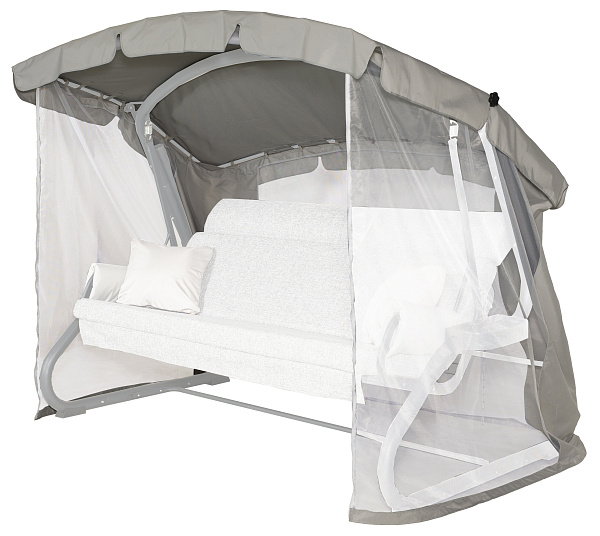 Тент на садовые качели A43 АМС 239*140 см графит Удачная мебель - Дачная мебель