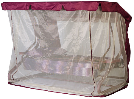 садовые качели «нью-йорк» a44r.602 бордовый удачная мебель - даметекс